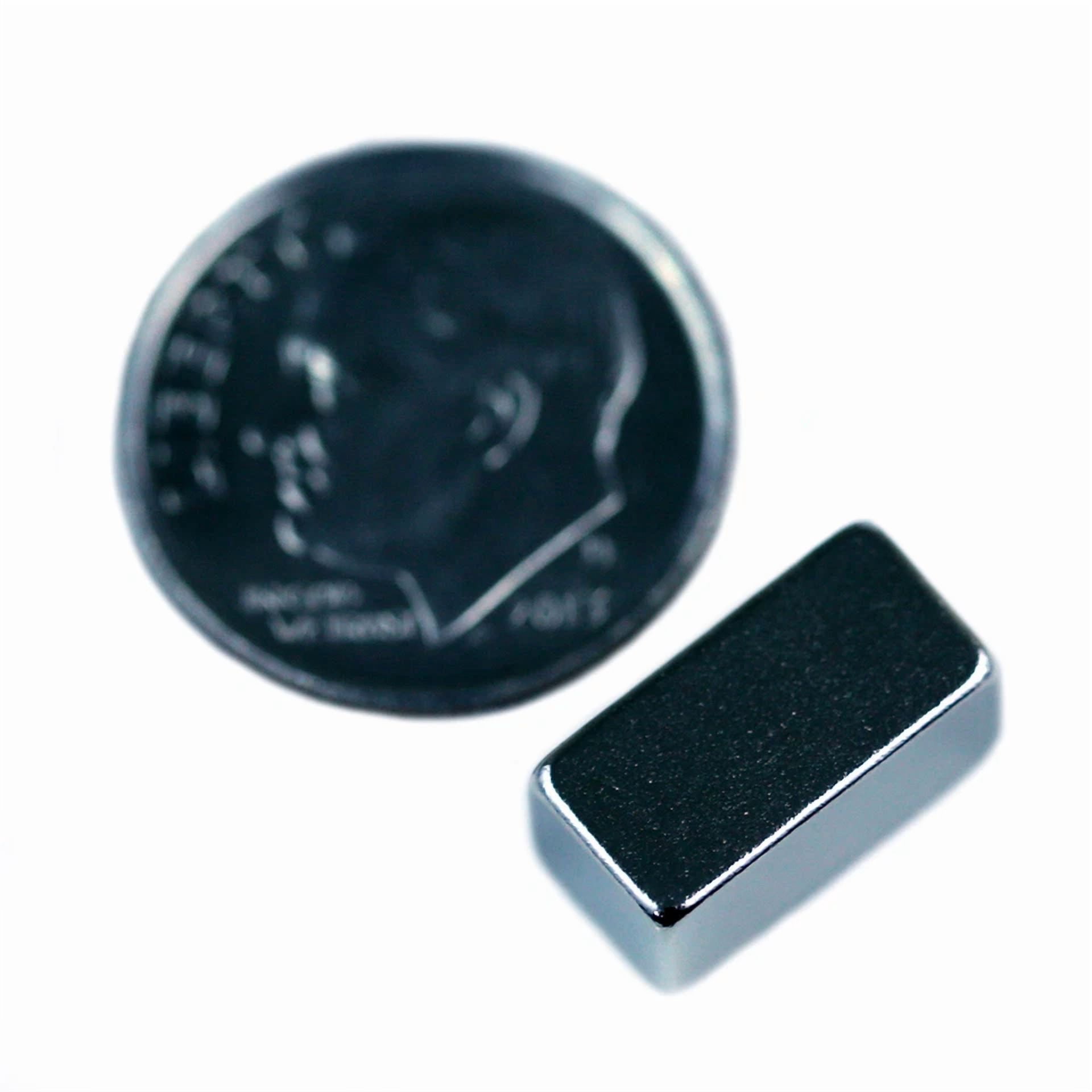 10 Pieces Of 1/4X1/4X1/2 Inch Rare Earth Neodymium Block Craft And Hobby Magnet