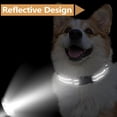 thumbnail image 3 of Minzimin Reflective Dog Collar for Medium Large Small XS XL Extra Small Dogs, Nylon Adjustable Puppy Collar, 3 of 7