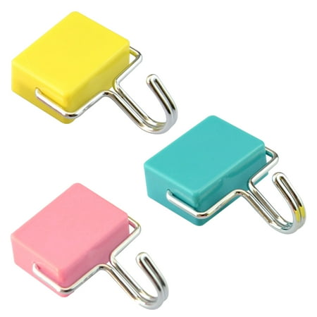 

3pcs/set Hook Colored Refrigerator Hanger Removable Home Storage Holder Kitchen Organizer Supplies