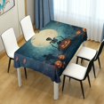 thumbnail image 6 of DEIARA Halloween Skull Theme Square Tablecloth 60×120in Polyester Fabric Tablecloth Washable Dust Resistant Wrinkle Resistant, 6 of 9