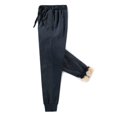 thumbnail image 3 of Pantalones de cachemira WINSTAND de talla grande 8XL para invierno, pantalones de cachemira de piel de cordero para hombre, pantalones de chándal casuales cálidos de polar para hombre, 3 of 5