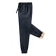 thumbnail image 3 of Pantalones de cachemira WINSTAND de talla grande 8XL para invierno, pantalones de cachemira de piel de cordero para hombre, pantalones de chándal casuales cálidos de polar para hombre, 3 of 5