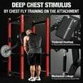 thumbnail image 6 of Mikolo Power Rack Lateral Raise Attachment, Compact Standing Lateral Raise Machine, 13 Adjustable Positions Shoulder Machine for 180LBS Weight Capacity, 6 of 10