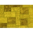 thumbnail image 1 of Ahgly Company Indoor Rectangle Patchwork Yellow Transitional Area Rugs, 4' x 6', 1 of 4