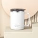 thumbnail image 5 of Vaso de Agua Térmico de Acero Inoxidable de 500 Ml | Taza de Café y Té Al Vacío de Doble Pared con Tapa a Presión Hermética | Vaso de Viaje Resistente a La Oxidación | Opciones En Negro, Blanco, Gris, 5 of 6