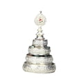 thumbnail image 2 of Tibetan Mandala Offering Buddhist Offering Supplies Tibetan Buddhist Alar Buddha Offerings Mandala Tray for Ritual, , Desk, Home Argent, 2 of 8