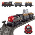 thumbnail image 1 of Set de tren WOODENFUN motorizado con control remoto, 1 of 6