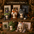 thumbnail image 5 of Fantasy Hood Hat DIY Crochet Kit Series, Animal Hood Hat Crochet Kit with Yarn, Hook and Step-by-Step Guide for Beginner Adults, Halloween Festival Craft Gift, 5 of 6