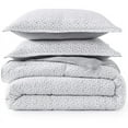 thumbnail image 5 of Casa Platino Queen Size Comforter Set – Duvet Insert Queen Size - Ultra Soft & Cozy Brushed Microfiber Queen Size Bedding Set with Queen Comforter & 2 Queen Shams – White Base Grey Dot, 5 of 9