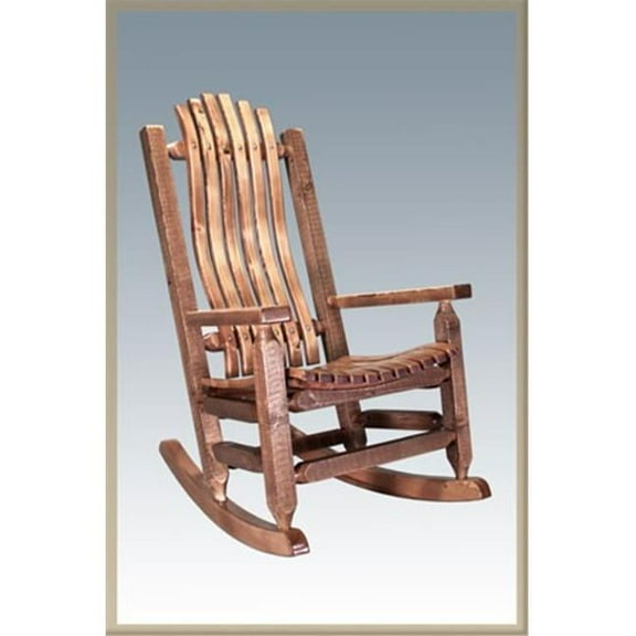 Homestead Collection Rocker  Adult Stained and Lacquered