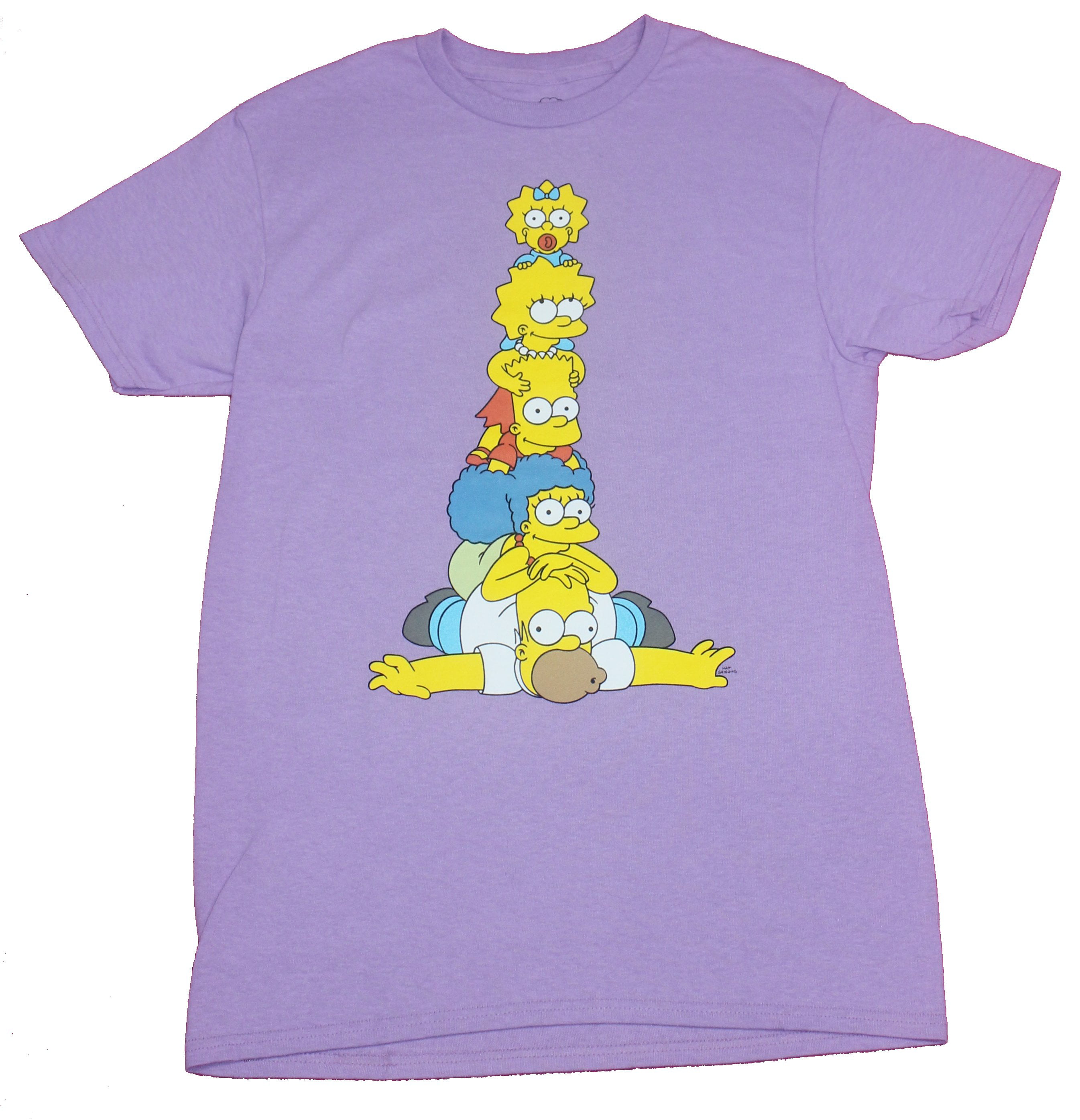 Mad Engine - The Simpsons Mens T-Shirt- Homer Bart Marge Lisa Maggie ...