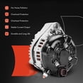 thumbnail image 6 of A-Premium Alternator Compatible with Lexus LS430 2004 2005 2006 V8 4.3L, GS430 2006 2007 V8 4.3L, 12V 130A 6-Groove Pulley Clockwise, Replace# 27060-50340, 2706050340, 6 of 9