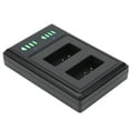 thumbnail image 4 of Dual Port Camera Battery Charger,Micro/Type‑C Dual Port Camera Double Display Camera Battery Charger Battery Charger Ultimate Reliability, 4 of 9
