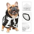 thumbnail image 3 of Balery Cow Skin 2 Sudadera con Capucha para Perros Pequeños – Ropa para Mascotas, Disfraz para Perros y Gatos, Ideal para Fiestas y Cosplay-XX-Large, 3 of 7
