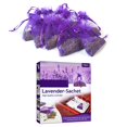 thumbnail image 1 of Pack of 10 lavender sachets for drawers and closets, perfect for freshening the air in your car. Scented sachets, 1 of 4