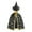 Black, variant on WOYY Child Girls Party Cloak with Hat Dress-Up Witch Cape Outfits for Kids