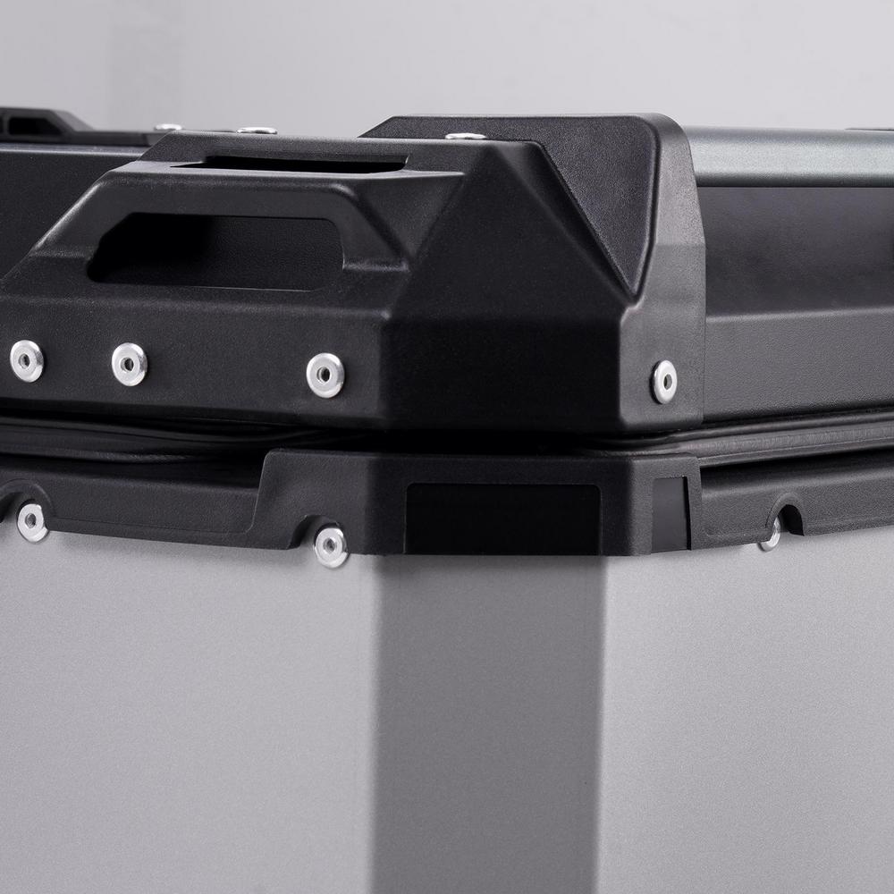 WAASOSCON Motorcycle Top Box 45L Motorcycle Box Motorcycle Tail Box Top Case Lockable Luggage Storage Rear Box Waterproof Storage Carrier well made