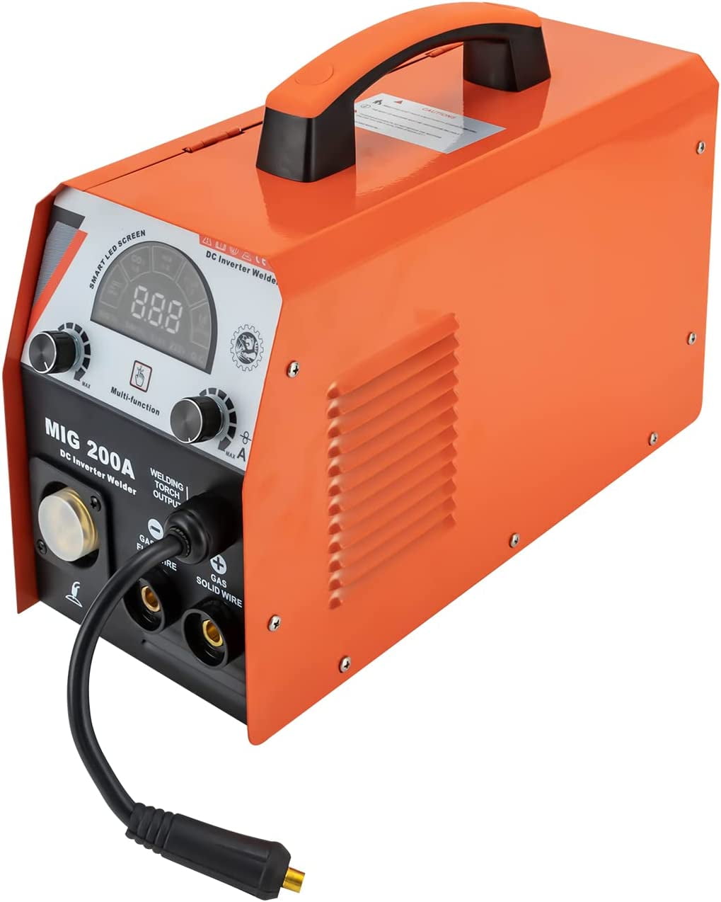 Miumaeov MIG Welder,200M MIG Welder 3 in 1 Flux MIG/Solid Wire/Lift TIG