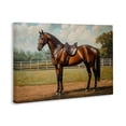 thumbnail image 2 of Stupell Industries Transitional Saddled & Ready For The Show Canvas Art, 30 x 20, by Petals Prints Design, 2 of 8