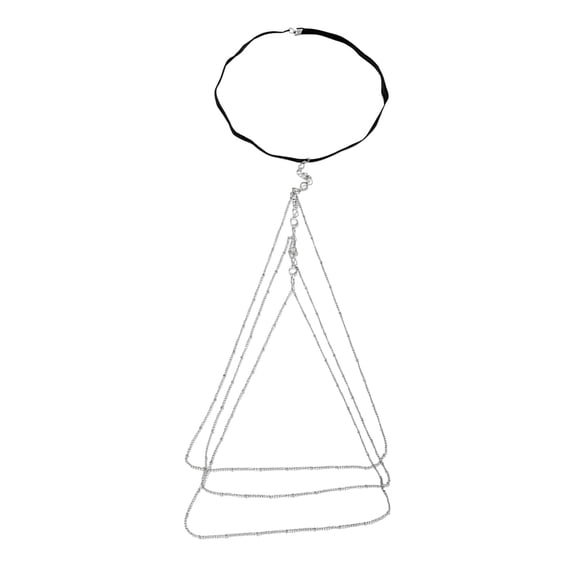 Mightlink Thigh Chain Women's Adjustable Multi-layer Diamond Chain Luxurious Gold White Alloy Body Chain for Leg Accessory