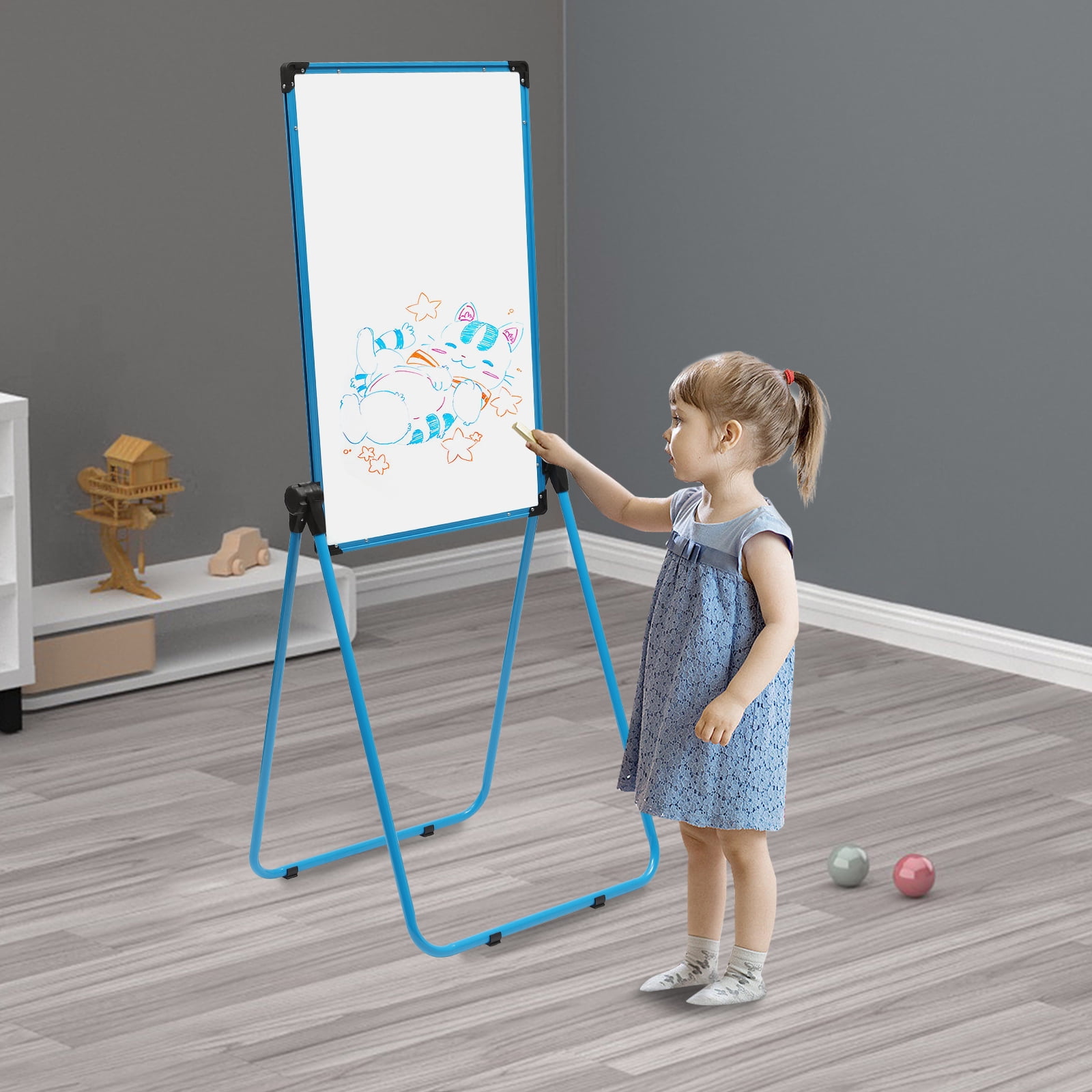 Magnetic Dry Erase White Board 36X24 Inches Double-sided Magnetic Whiteboard