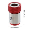thumbnail image 4 of 3 Pcs 21mm Removable Screwdriver Bits Magnetic Ring Screw Catcher Holder Metal Strong Magnetizer for 1/4 Inch Hex Shank Double End Screwdriver Bits, 4 of 7