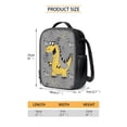 thumbnail image 4 of ZUXONGSY Cartoon Dinosaur Print 4 PCS Backpack Set for Girls Boys Kids Large Capacity Student Schoolbags Bookbag with Cooler Lunch Box Pencil Case and Water Bottle Holder, 4 of 6