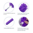 thumbnail image 3 of Uxcell 11" to 31" Chenille Cleaning Duster, Washable Extendable Brush Purple 2Pack, 3 of 5