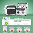 thumbnail image 2 of Funda para Airpods 4 Inesore con cierre, kit de limpieza, color blanco, 2 of 6