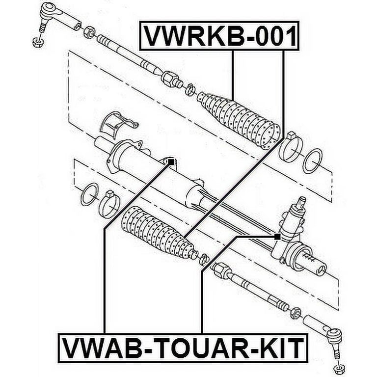 Audi q7 steering online rack bushes