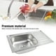 thumbnail image 3 of Fregadero De Cocina, Fregadero De Cocina De Acero Inoxidable Antiobstrucción Para El Hogar, 3 of 7
