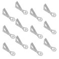 thumbnail image 1 of jifeng 12 Pieces Picnic Tablecloth Clips Premium for Marquees Dining Outdoor Tables Cat Paw Shape, 1 of 9