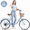 Blue, variant on 7 Speed City Bike for Girls with Front Basket, 22 Inch Kids Bicycle with 13 Inch Low-Step Steel Frame, Vintage Cruiser Design with Adjustable Leather Saddle and Dual Brakes for Ages 8+, Pink