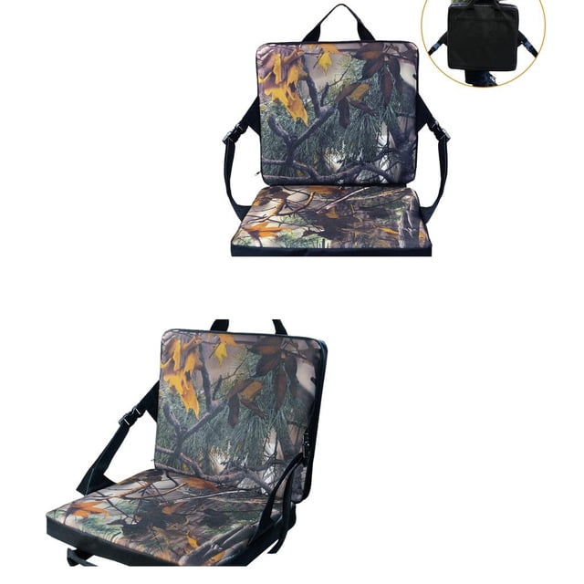 DOLITY 2Pcs Folding Cushion Floor Chair Stadium Seat for Sporting Events Picnic Concert