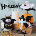 thumbnail image 3 of Halloween Decorations Birds Figurine Featherly Friends Bird Statue-Handmade ., 3 of 5