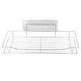thumbnail image 1 of Wall Shelf Storage Basket Shower Holder Bathroom Rack Hanging Organizer Adhesive Kitchen Shampoo Draining Hooks Tissue, 1 of 9