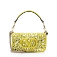 thumbnail image 1 of Pre-Owned Valentino Lambskin Crystal Embellished Vlogo Loco Small Shoulder Bag, 1 of 10