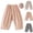 Style1-Orange girls pants, variant on Maqroz Girls Striped Pants Elastic Waist Wide Leg Casual Summer Lightweight Bug Bite Resistant Trousers Loose Fit
