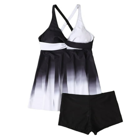 Zuesphe Swim Suits for Women 2025 One Piece Plus Size Ladies Bathing Suits One Piece Tummy Control Sexy Swimwear for Women Modest Tankini Swimsuit Ruched Drawstring Swimwear Skirt Clearance Sales