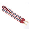 thumbnail image 3 of Correa de hombro ajustable para reemplazo de bolso, accesorio de bricolaje Correa de bolso de cuero roja de 3,8 cm, 3 of 8