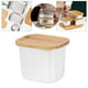 thumbnail image 4 of Recipiente para alimentos frescos perfecl acero inoxidable 304 2900 ml con tapa bambú, 4 of 8