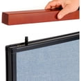 thumbnail image 3 of 60-1/4"W x 73-1/2"H Deluxe Office Partition Panel, Blue, 3 of 4