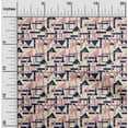 thumbnail image 1 of oneOone Cotton Flex Fabric Square & Triangle Geometric Decor Fabric Printed BTY 40 Inch Wide, 1 of 4