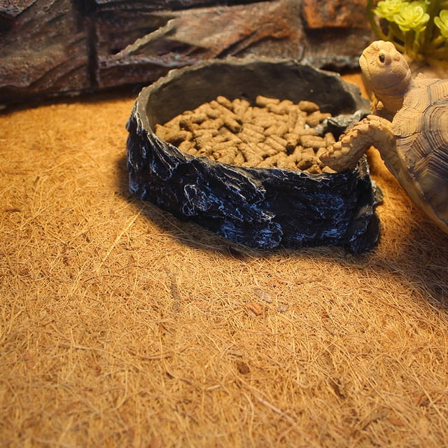 REOFLYUP Substrate Carpet For Reptile Tank 1Pack Light Brown Coconut Fiber Collects Clean-Up