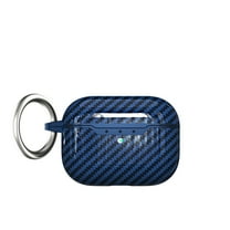 AirPods Pro 2 (2022) Case with Keychain, Allytech Carbon Fiber Wireless Charging Protective Shockproof Carabiner Bluetooth Earphone Storage Bag Charging Box Cover for Apple Airpods Pro 2nd Gen 2022