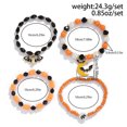 thumbnail image 3 of Pulseras de Halloween Pulseras con dijes de calabaza fantasma Pulseras de cuentas elásticas para mujeres, 3 of 5