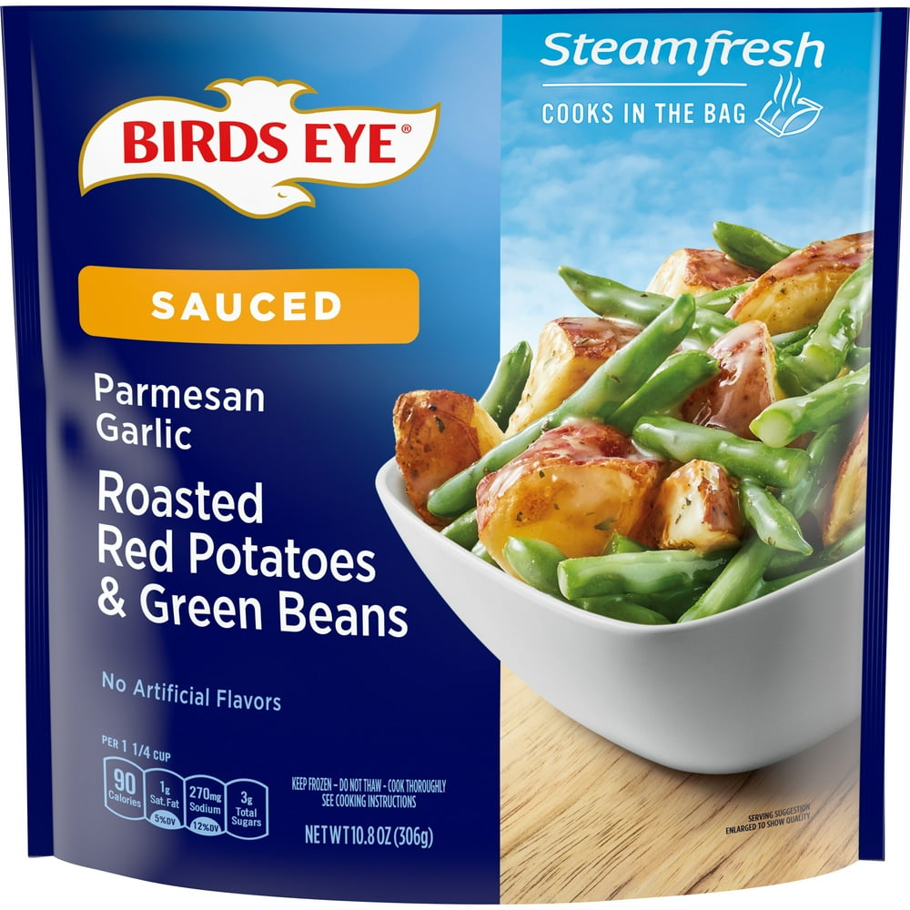 Birds Eye Steamfresh Sauced Roasted Red Potatoes & Green Beans, 10.8 Oz