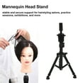 thumbnail image 3 of Mannequin Head Stand Aluminium Alloy Adjustable Strong Light Portable  Stand Tripod For Hairdressing Training, 3 of 8