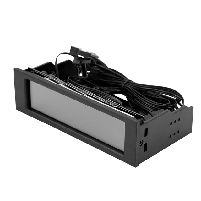 Front LCD Panel,5-Fans Speed Controller CPU PC Fan Controller CPU Temperature Sensor Best in its Class
