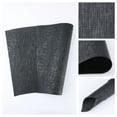 thumbnail image 2 of REGALWOVEN 6 Pack Place Mats Faux Leather Placemats for Kitchen Dining Table Decor Black Gold 20*12in, 2 of 7